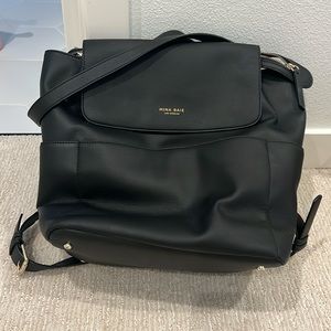 Black Mina Baie Diaper Bag